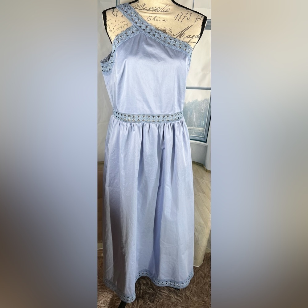 Ted Baker KALLII Asymmetric cotton dress size 4/US 14